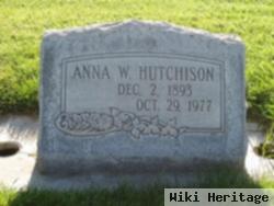 Anna W Hutchison