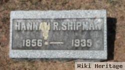 Hannah R Cooksey Shipman