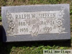 Ralph W Siefken