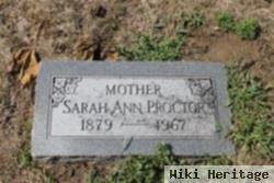 Sarah Ann Sharp Proctor