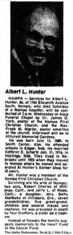 Albert L. Hunter