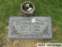 Lieut Wade