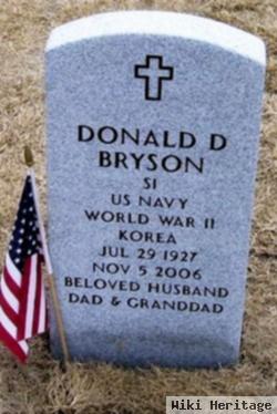 Donald D Bryson