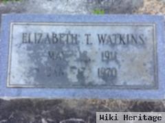 Elizabeth T Watkins