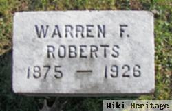 Warren F. Roberts