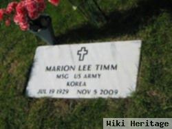 Marion Lee Timm