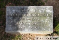 Doddridge Henderson Nevitt, Sr