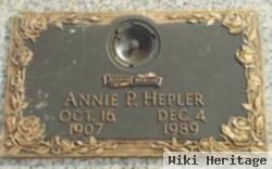 Annie P Hepler