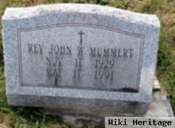 Rev John William "jack" Mummert