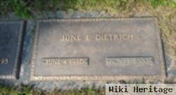 June E Shurbert Dietrich