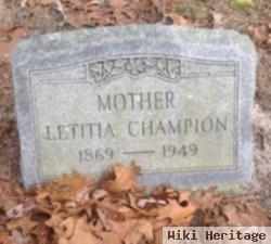 Letitia Champion