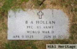 B. A. Hollan