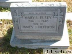 Mary L. Elsey Heffron