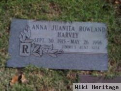 Anna Juanita Rowland Harvey