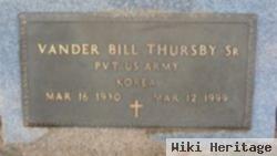 Vander Bill Thursby, Sr