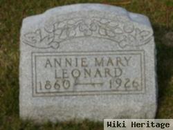 Annie Mary Hackenberger Leonard