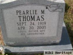 Pearlie M. Thomas