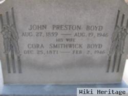 Rev John Preston Boyd