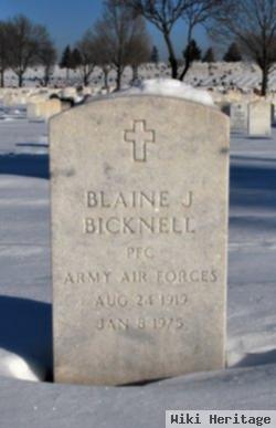 Blaine J Bicknell