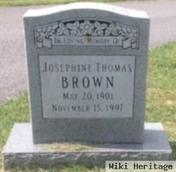 Josephine Thomas Brown