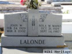 Nola Mae Marks Lalonde