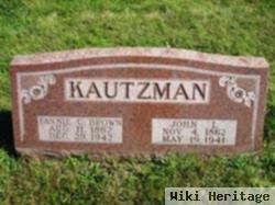 Fannie C Brown Kautzman