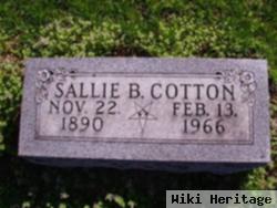 Sallie Belle Cotton