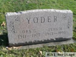 Fern M Yoder