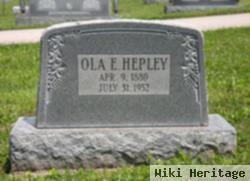 Ola Elizabeth Hepley