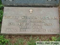 Dewey Weldon Pegram, Sr