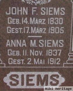 Anna M. Backenkoeler Siems