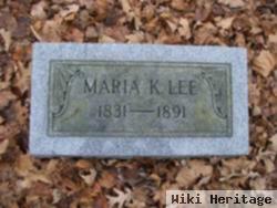 Maria K Lee