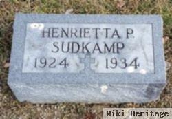 Henrietta P Sudkamp