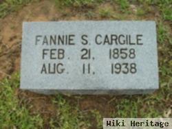 Sarah Frances "fannie" Sloan Cargile