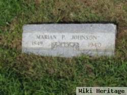 Marian P Johnson