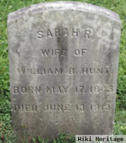 Sarah R Hunt