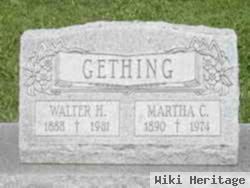 Martha C Crossley Gething