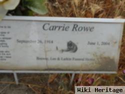 Carrie Marguerite Fichtener Rowe