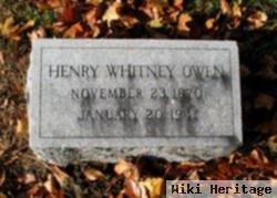 Henry Whitney Owen