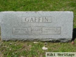 Sarah Martha "mattie" Tolle Gaffin