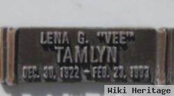 Lena G "vee" Tamlyn