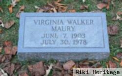 Virginia Walker Maury