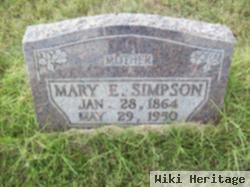 Mary E Simpson