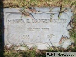 Minerva E. "minnie" Klein Langenwalter