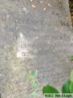 Mary Frances Stephens