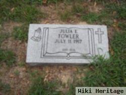 Julia Elizabeth Fowler