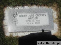 Wilma June Godfrey Hansen