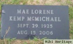 Mae Lorene Kemp Mcmichael