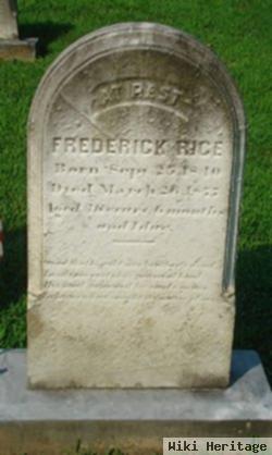 Frederick Rice