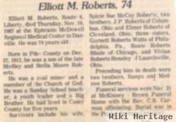 Elliott M Roberts